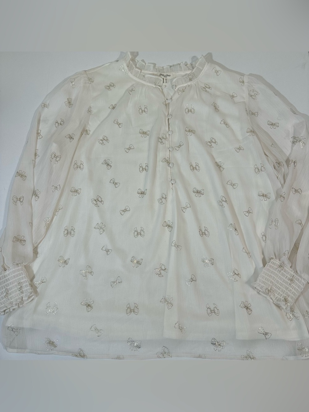 HAVER & BLAIR - WOMENS - BOW FLOWY TOP